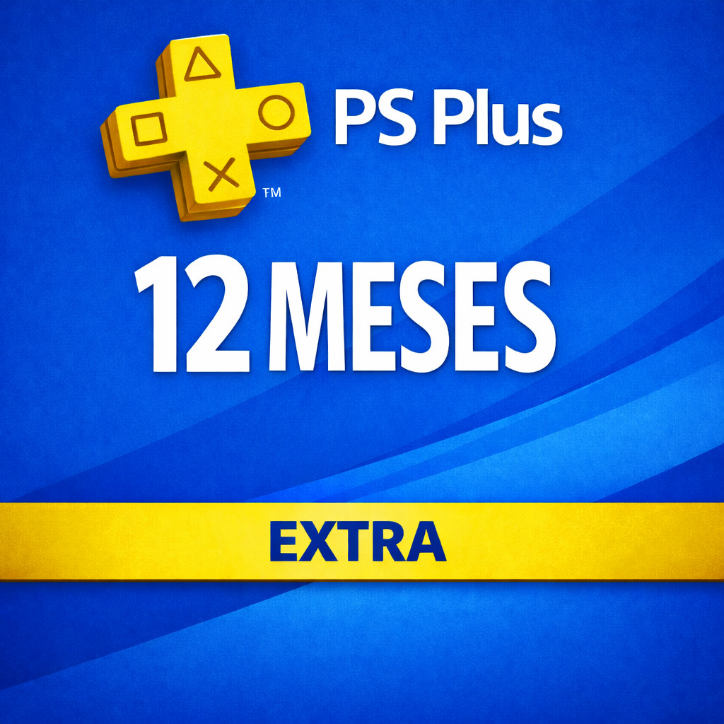 PS PLUS 12 MESES EXTRA
