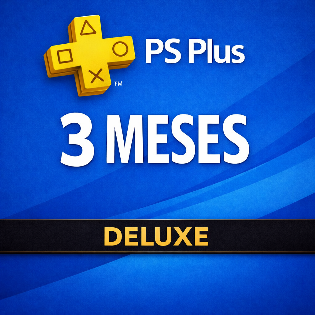 PS PLUS 3 MESES DELUXE
